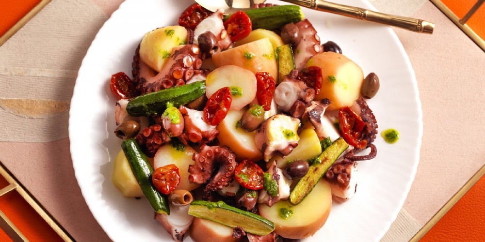 Insalata di polpo con patate