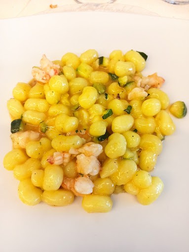 GNOCCHETTI GAMBERI E ZUCCHINE 