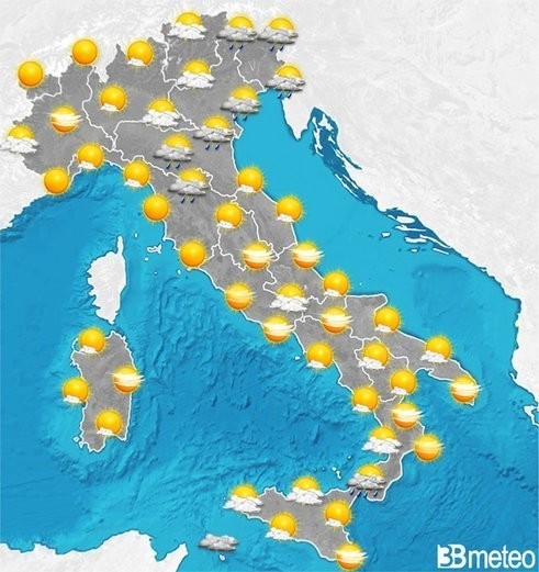 Meteo 6 giorni